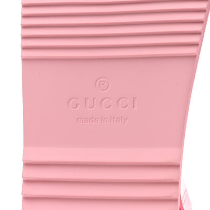 Gucci Rubber Mini Double G Womens Isla Dad Sandals 36 Wild Rose 8 of 9