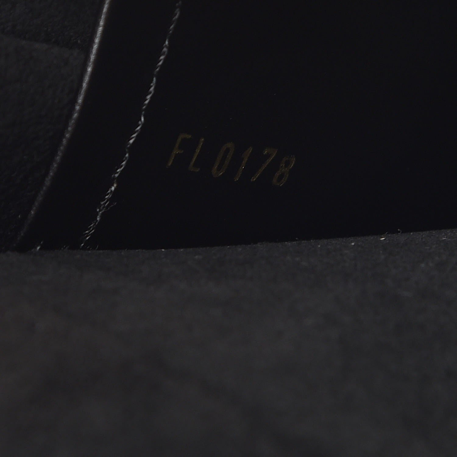 Louis Vuitton Calfskin Pochette Louise GM Black 7 of 11