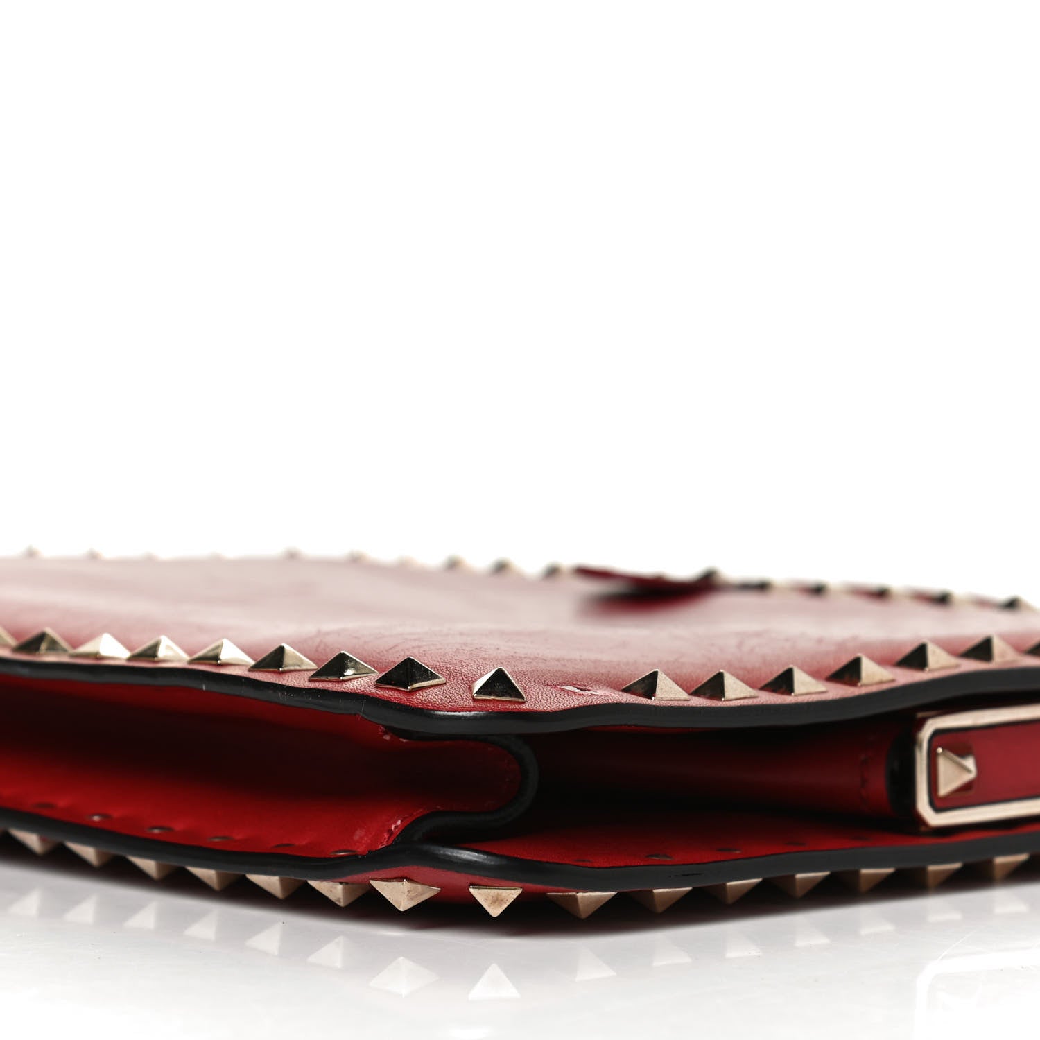 Valentino Garavani Calfskin Rockstud Frame Bag Rosso Valentino 10 of 14