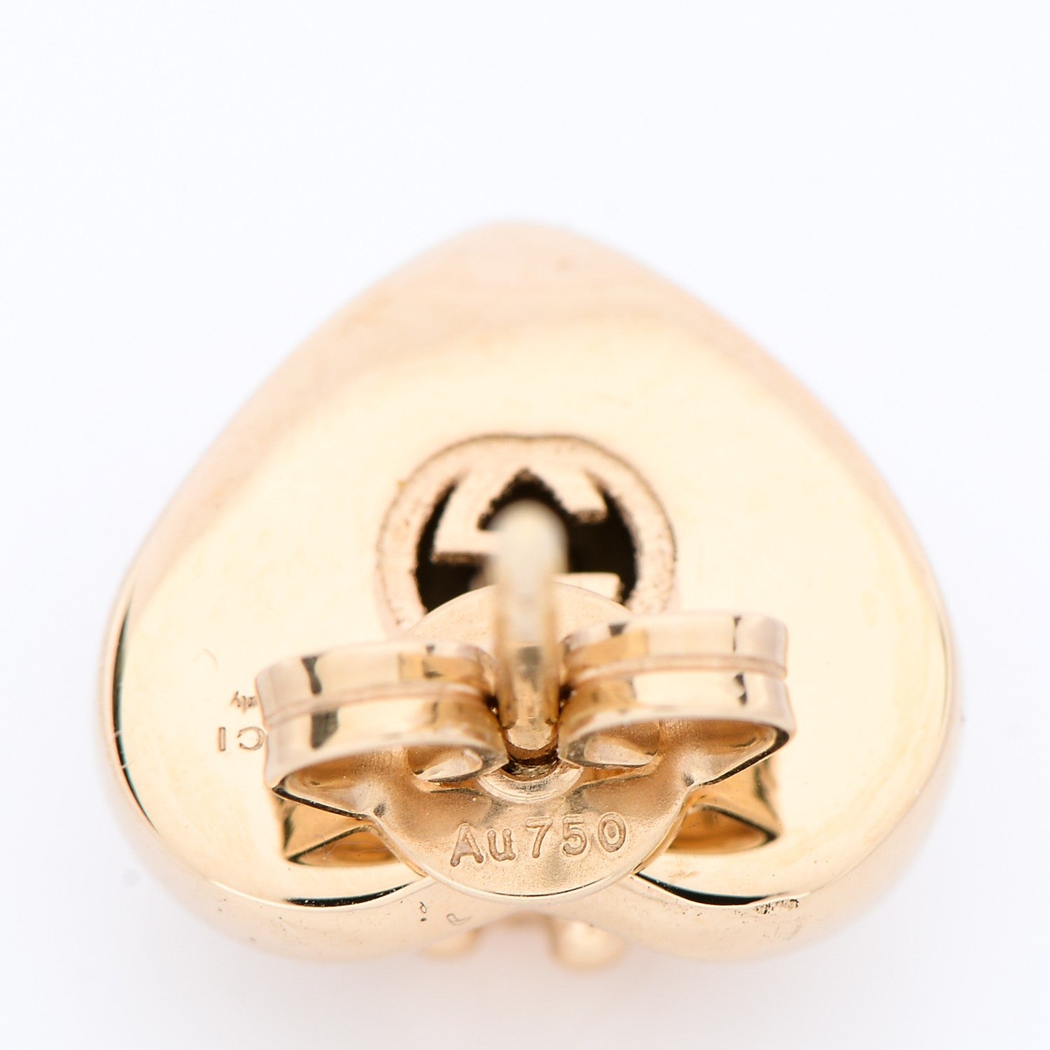 Gucci 18K Yellow Gold Le Marche Des Merveilles Bee Motif Earrings 4 of 5