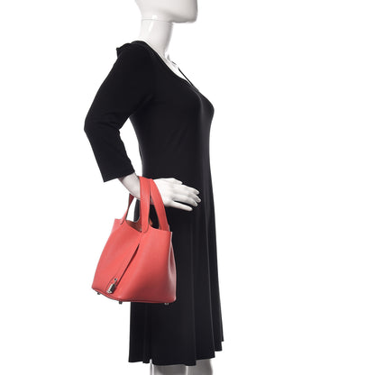 Hermes Taurillon Clemence Picotin Lock 18 PM Rose Jaipur 2 of 8