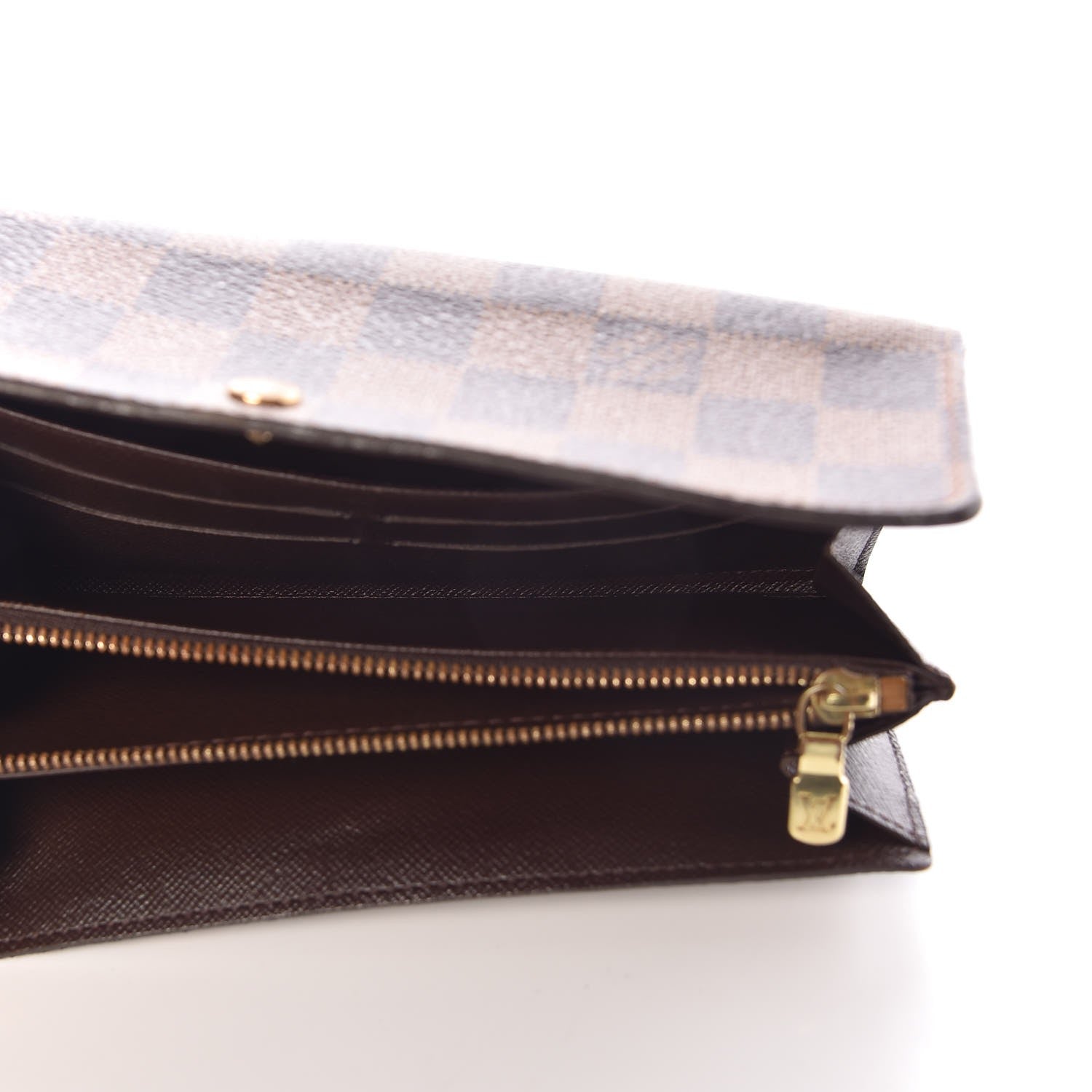 Louis Vuitton Damier Ebene Sarah Wallet 5 of 11