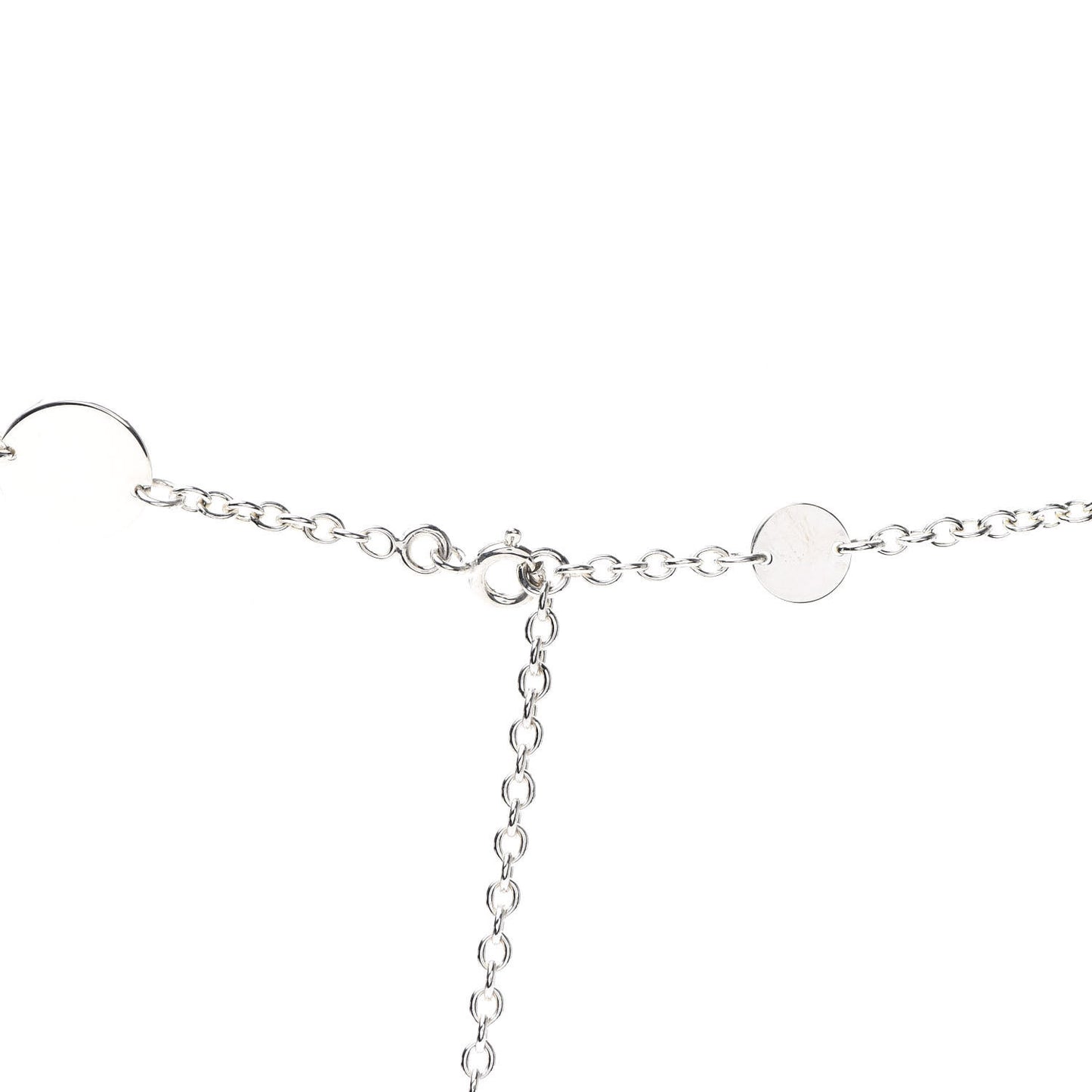 Sterling Silver 18K Rose Gold Confettis Long Necklace 80