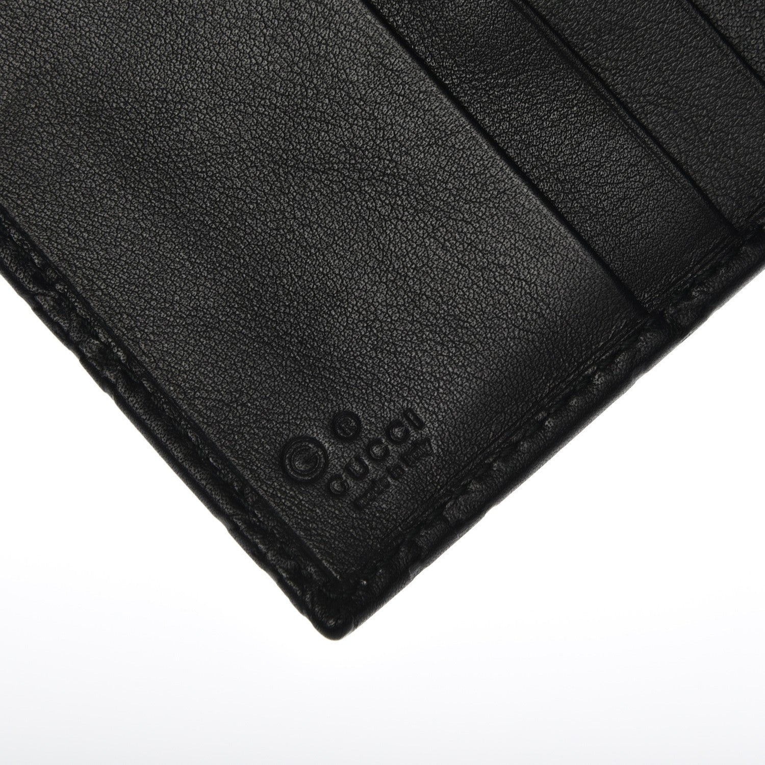 Gucci Guccissima Continental Flap Wallet Black 6 of 8
