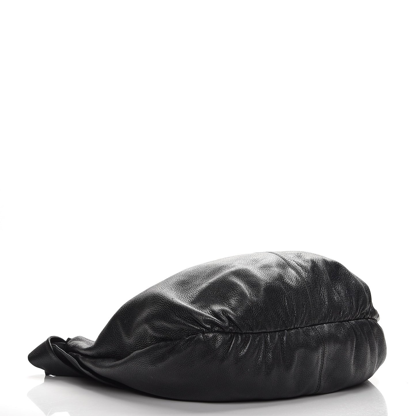 Pebbled Calfskin Medium Jungle Hobo Black