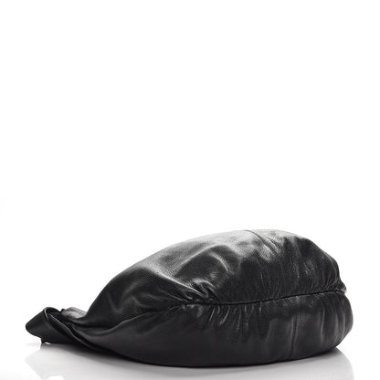 Gucci Pebbled Calfskin Medium Jungle Hobo Black 4 of 8
