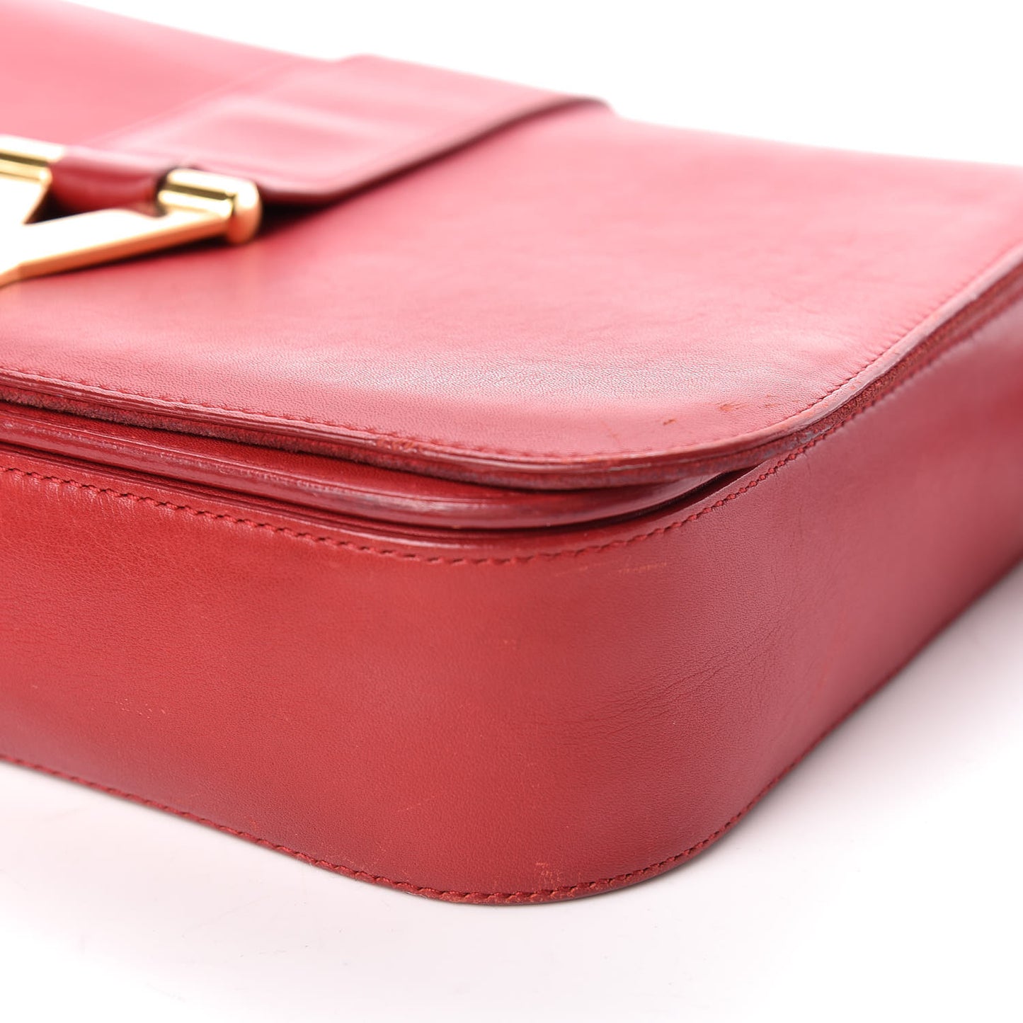 Calfskin Classic Y Satchel Red