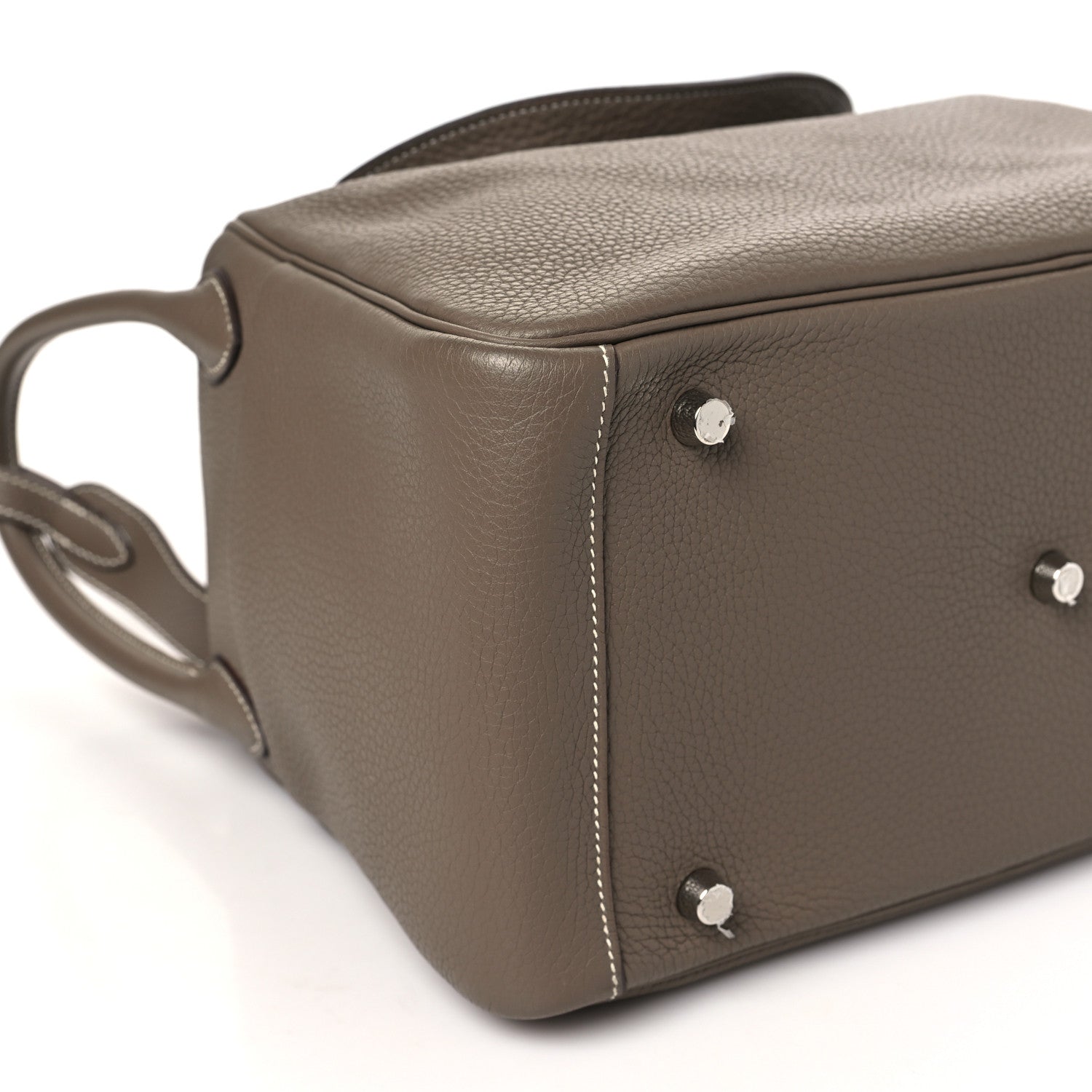 Hermes Taurillon Clemence Lindy 30 Etoupe 9 of 10