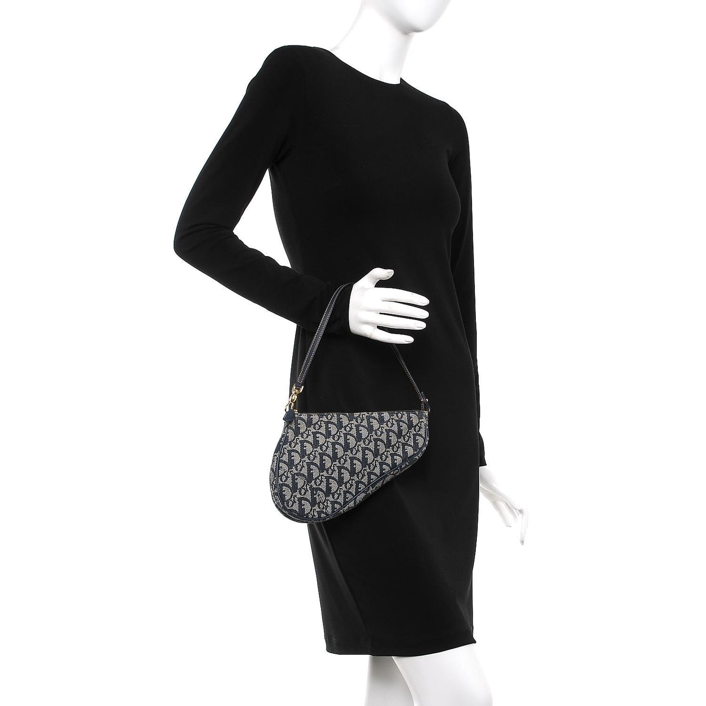 Monogram Mini Saddle Pochette Navy