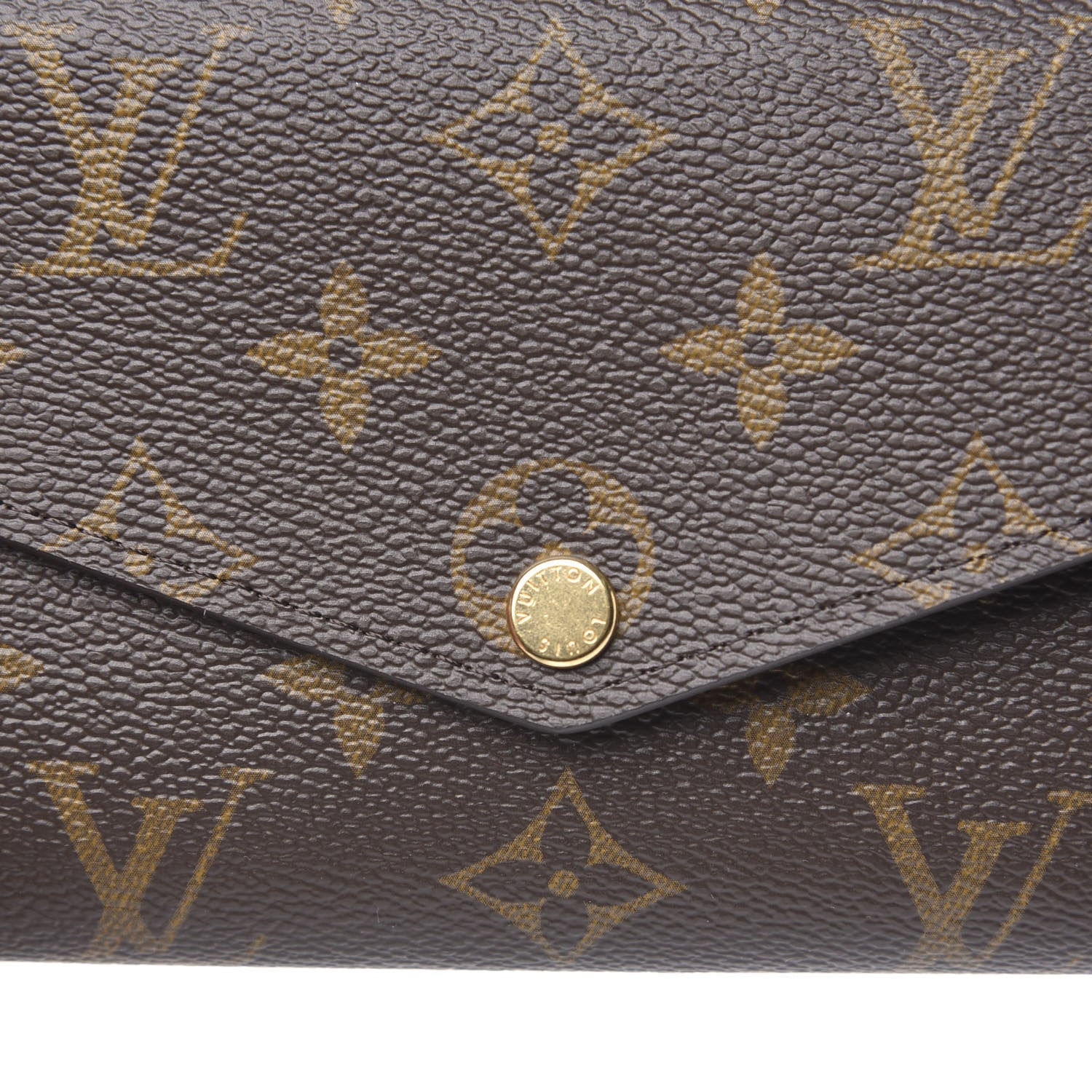 Louis Vuitton Monogram Sarah Wallet NM Coquelicot 9 of 11