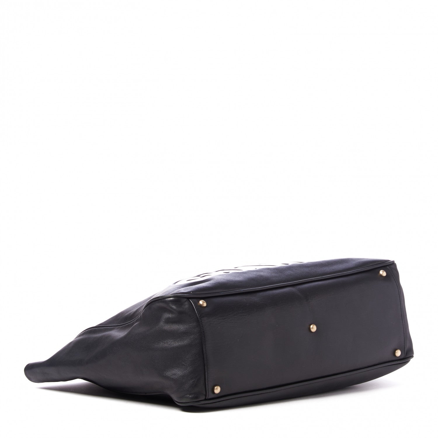 Chanel Lambskin Camellia Tote Black 4 of 10
