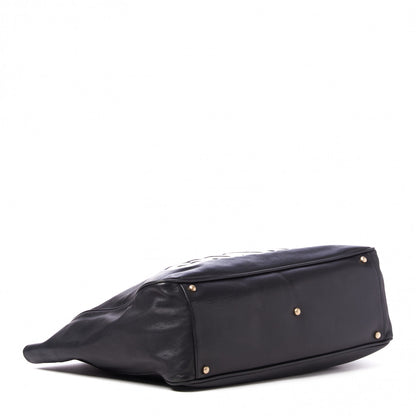Chanel Lambskin Camellia Tote Black 4 of 10