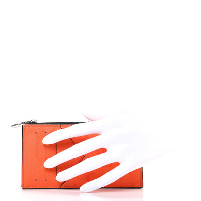 Louis Vuitton Taigarama Coin Card Holder Orange 3 of 16