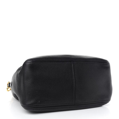 Prada Vitello Phenix Bauletto Black 4 of 10