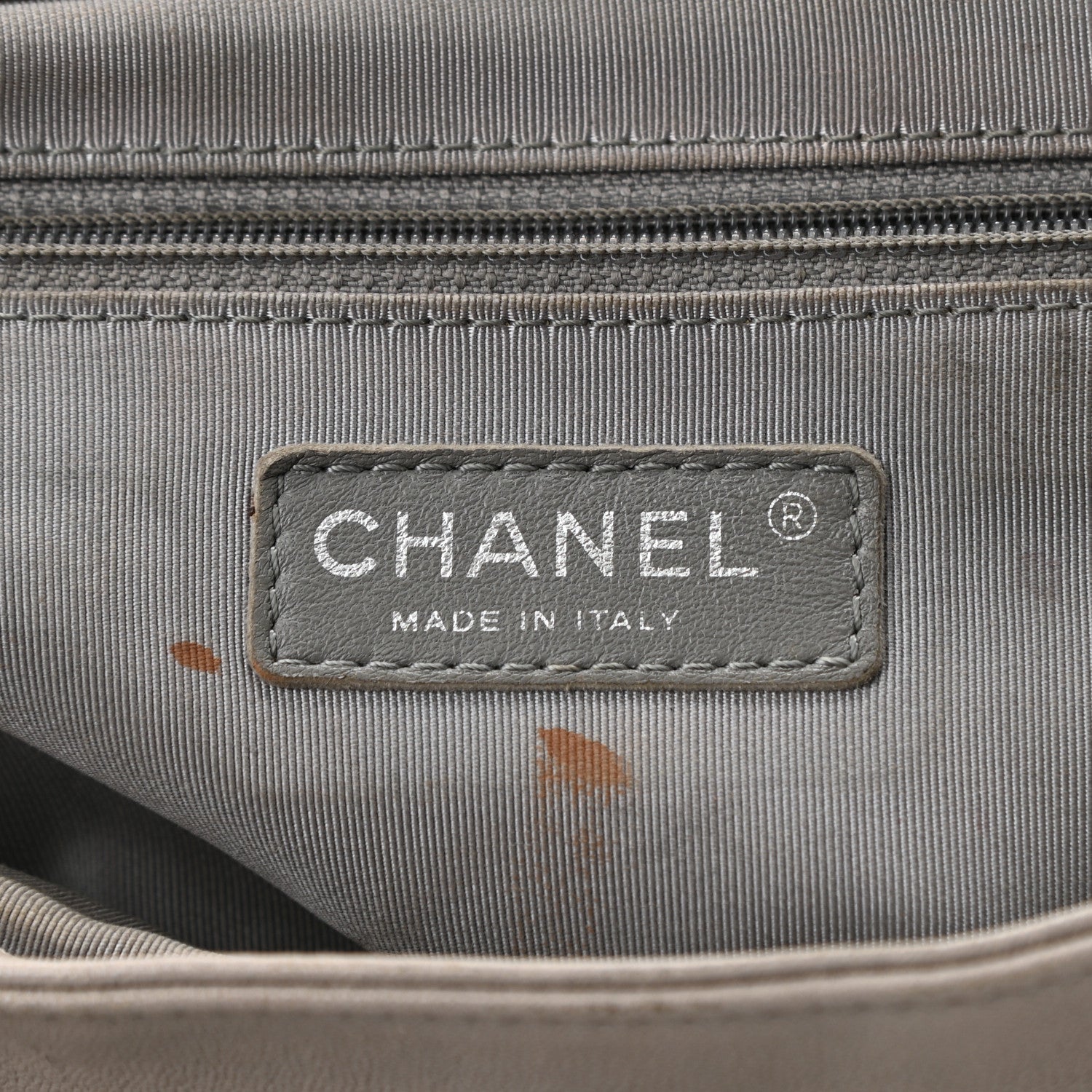 Chanel Washed Lambskin Quilted Medium Chain Around Flap Taupe 6 of 12