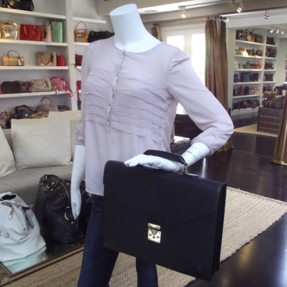 Epi Serviette Ambassadeur Briefcase Noir