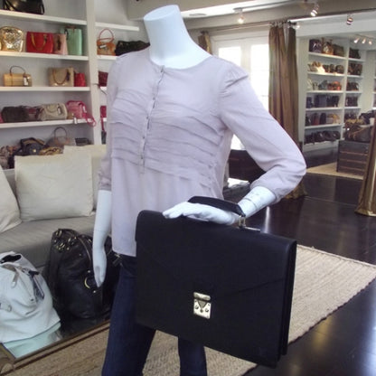Louis Vuitton Epi Serviette Ambassadeur Briefcase Noir 2 of 10