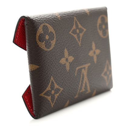 Louis Vuitton Monogram LV Colormania Kirigami Card Holder Sari Red 4 of 7