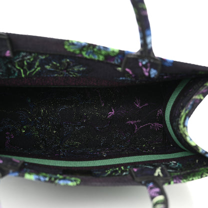 Christian Dior Canvas Embroidered Medium Toile de Jouy Voyage Book Tote Blue Multicolor 5 of 10