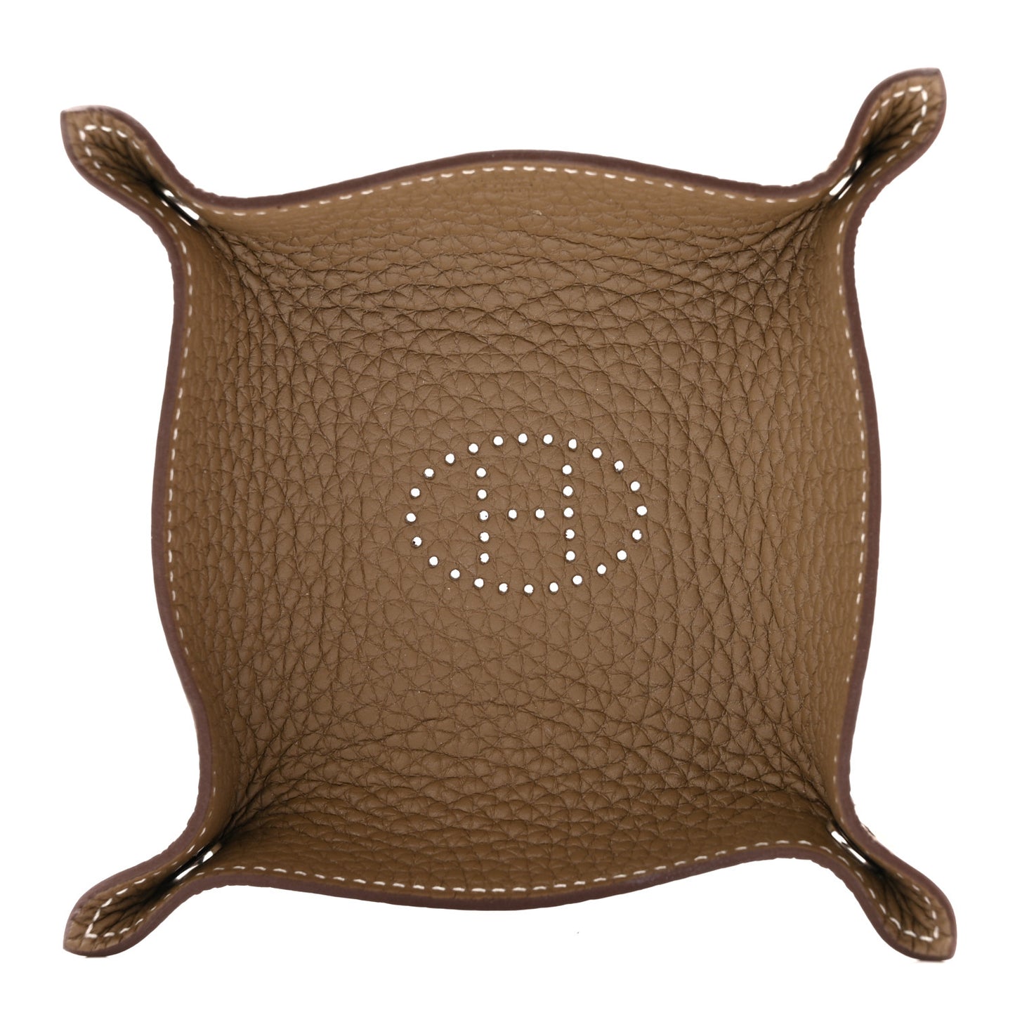 Taurillon Clemence Mini Mises et Relances Change Tray Etoupe