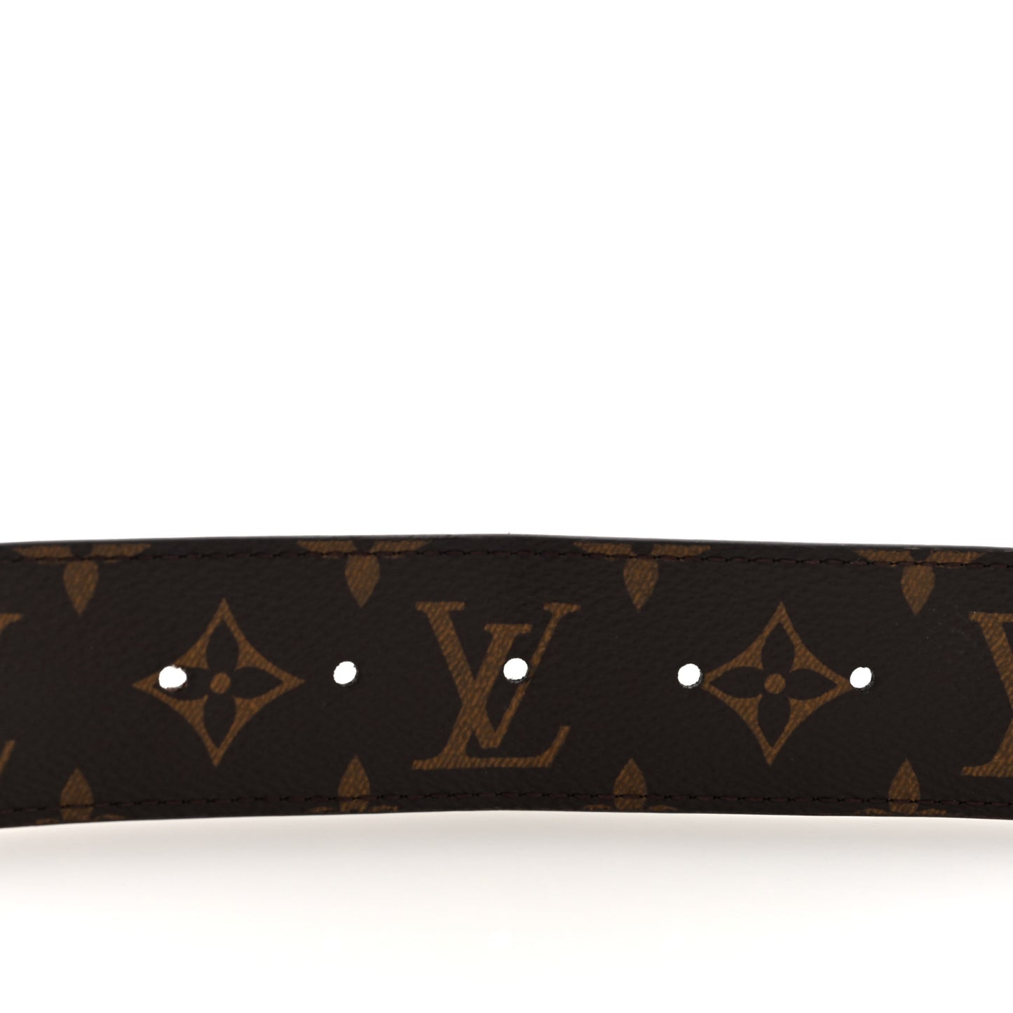 Calfskin Monogram 30mm LV Initiales Reversible Belt 90 36 Black