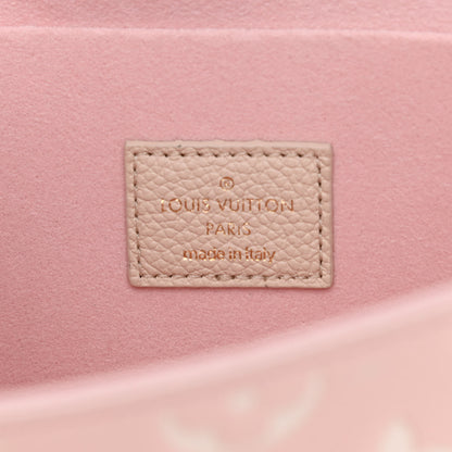 Louis Vuitton Empreinte Spring in the City Felicie Pochette Chain Wallet Pink Beige Yellow 9 of 10