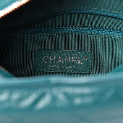 Chanel Aged Calfskin Quilted Small Gabrielle Hobo Turquoise 7 of 11