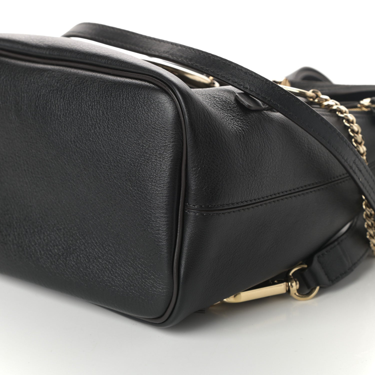 Chloe Suede Calfskin Small Faye Backpack Black 9 of 9