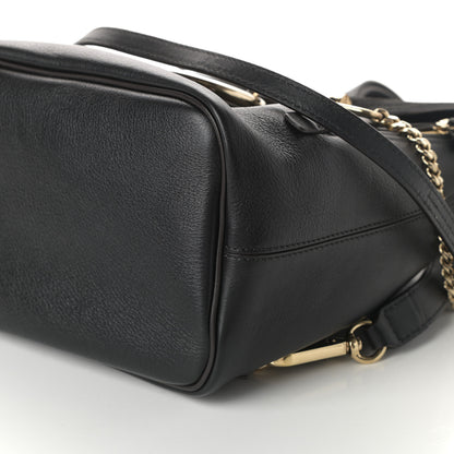 Chloe Suede Calfskin Small Faye Backpack Black 9 of 9