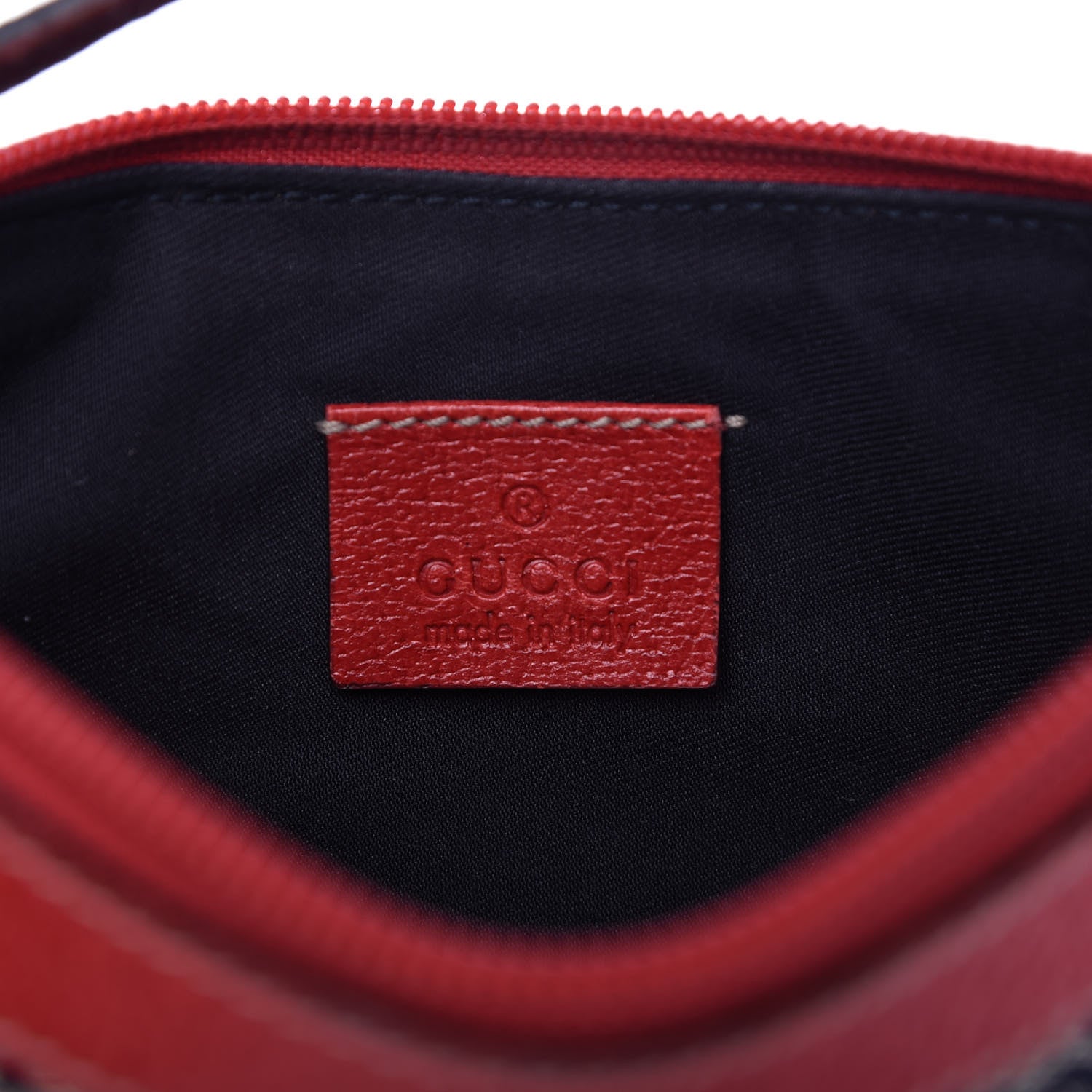 Gucci Monogram Small Pochette Red 8 of 9