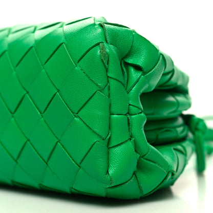 Bottega Veneta Nappa Intrecciato The Mini Pouch Clutch Parakeet 10 of 10