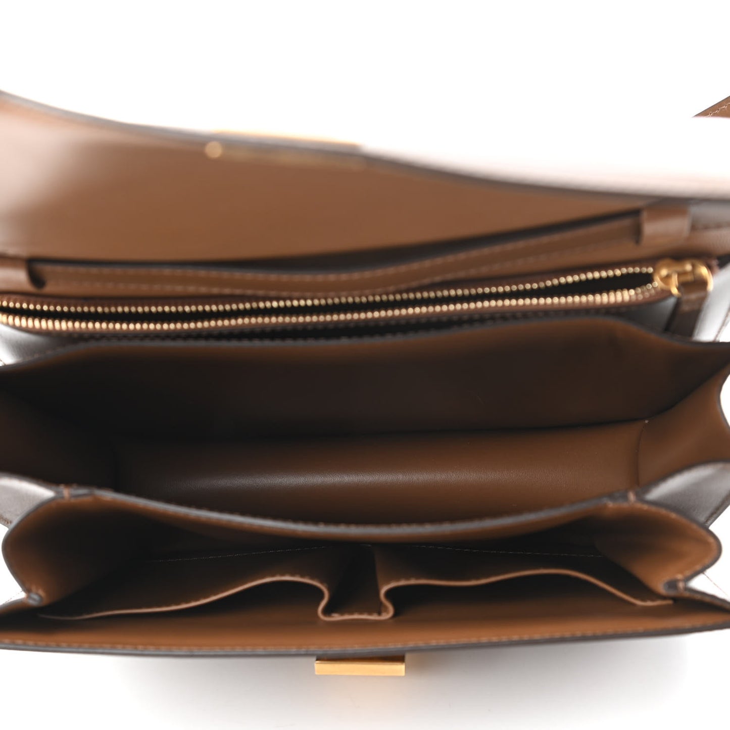 Box Calfskin Medium Classic Box Flap Bag Camel