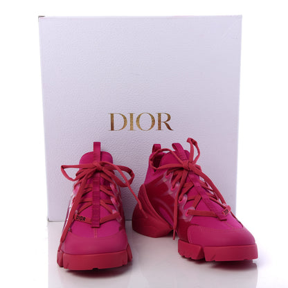 Christian Dior Neoprene Rubber Womens D-Connect Sneakers 37 Fuchsia 10 of 10