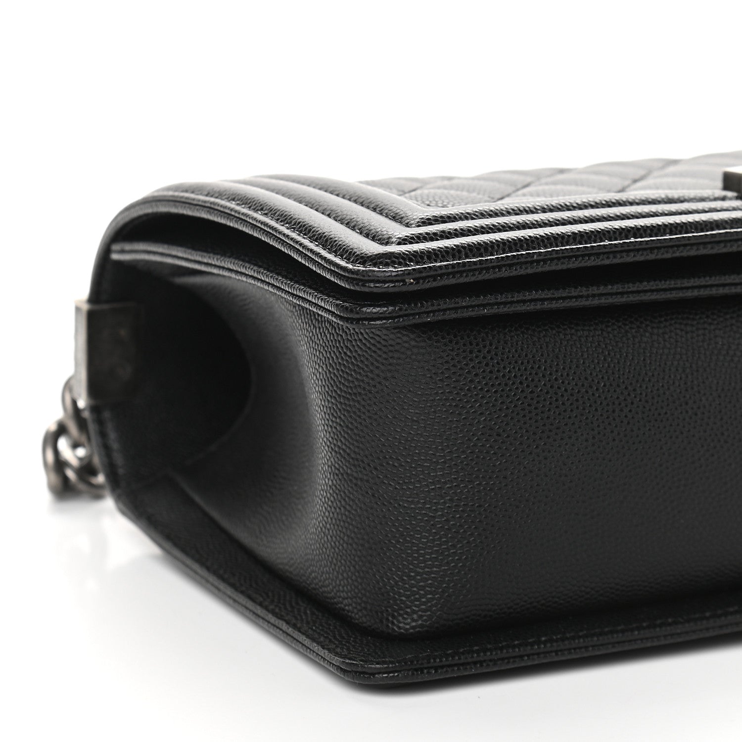 Chanel Caviar Quilted Medium Boy Flap Black 8 of 9