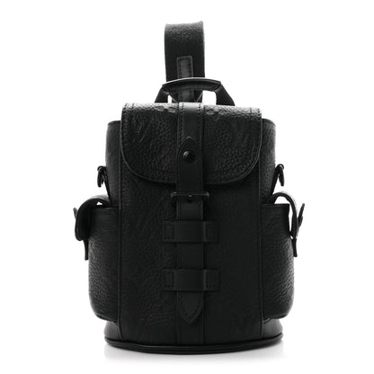 Louis Vuitton Taurillon Christopher XS Backpack Black 1 of 8