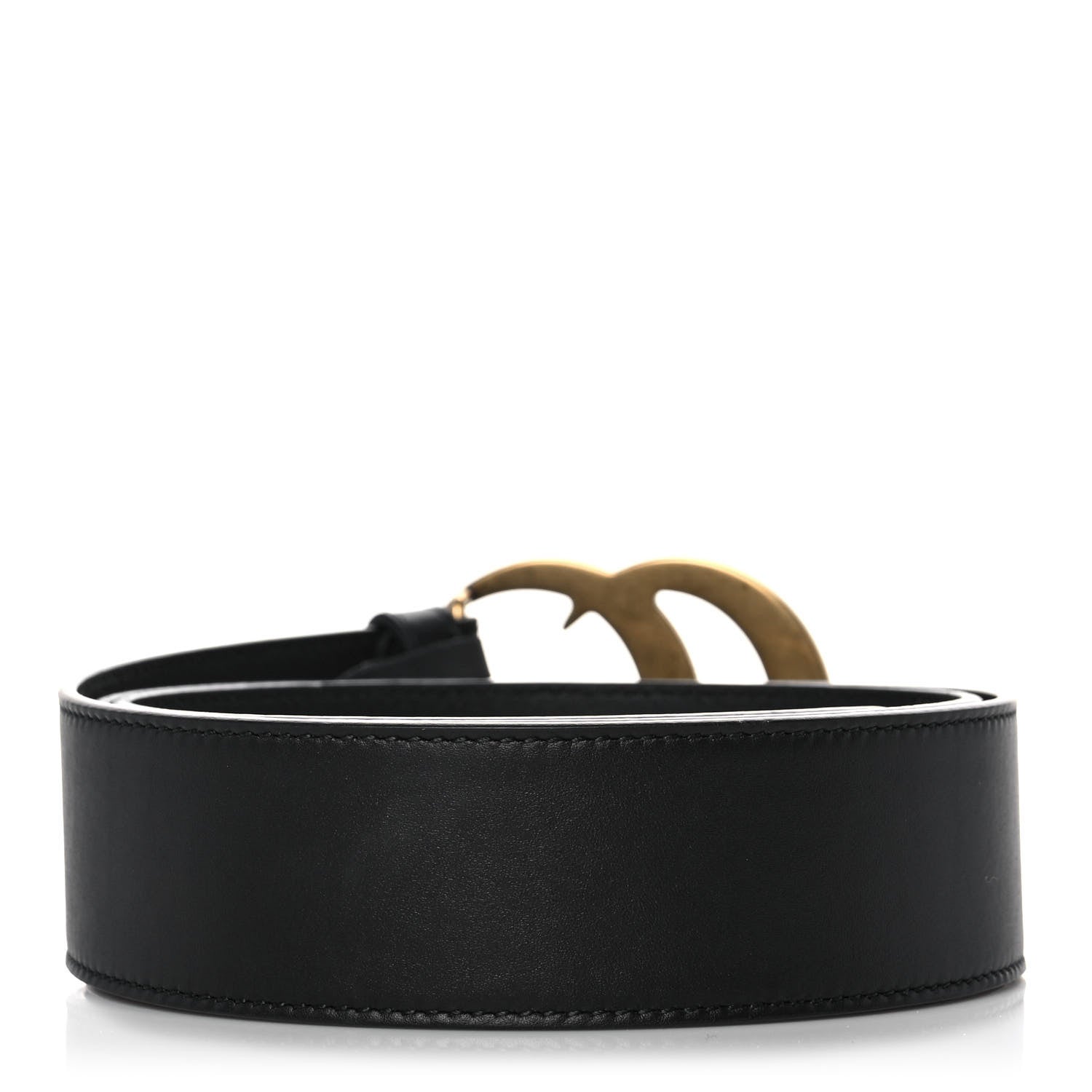 Gucci Calfskin Double G 40mm Belt 95 38 Black 2 of 6