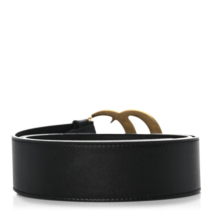 Gucci Calfskin Double G 40mm Belt 95 38 Black 2 of 6