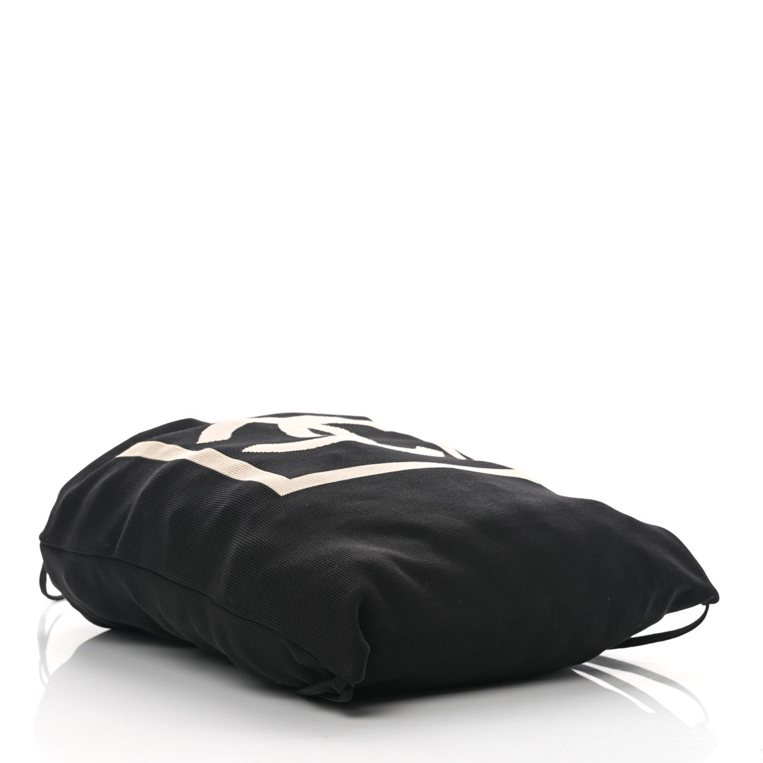 Chanel Cotton CC Drawstring Sport Line Backpack Black 4 of 11