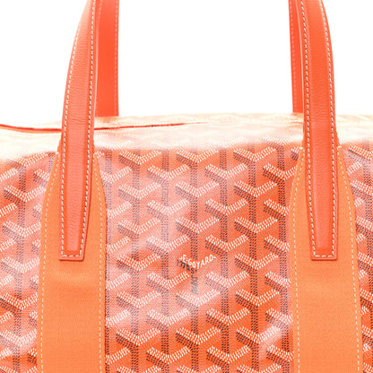 Goyard Goyardine Barrel 40 Sports Bag Orange 7 of 10