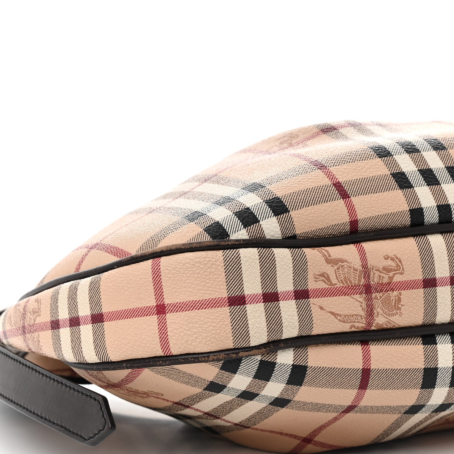Burberry Haymarket Check Small Brooklyn Hobo Brown 10 of 20