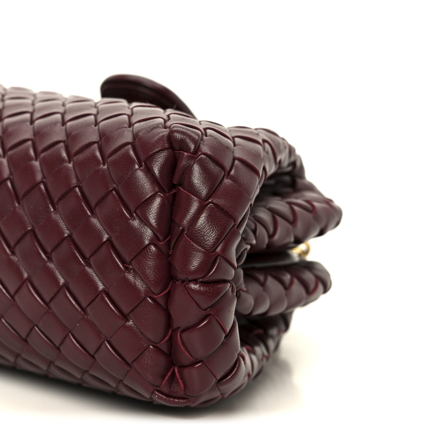 Nappa Intrecciato Teen The Lauren 1980 Clutch With Chain Barolo