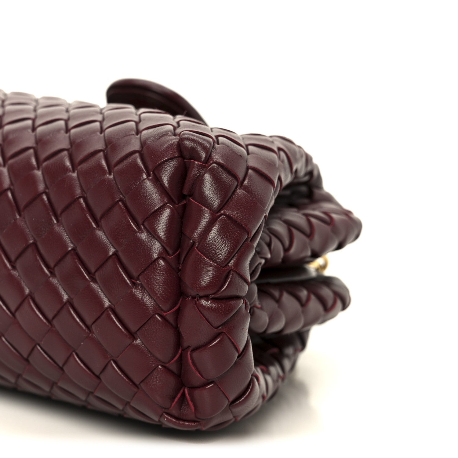 Bottega Veneta Nappa Intrecciato Teen The Lauren 1980 Clutch With Chain Barolo 11 of 11