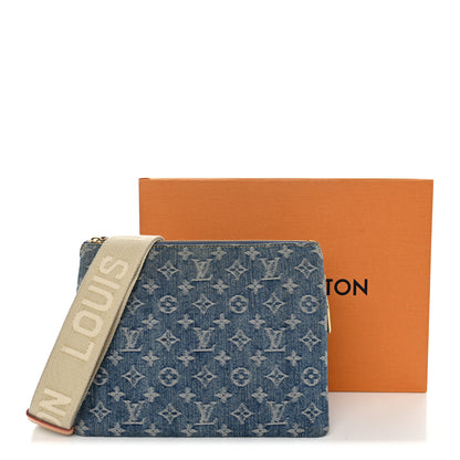 Louis Vuitton Monogram Denim Coussin PM Blue 10 of 10