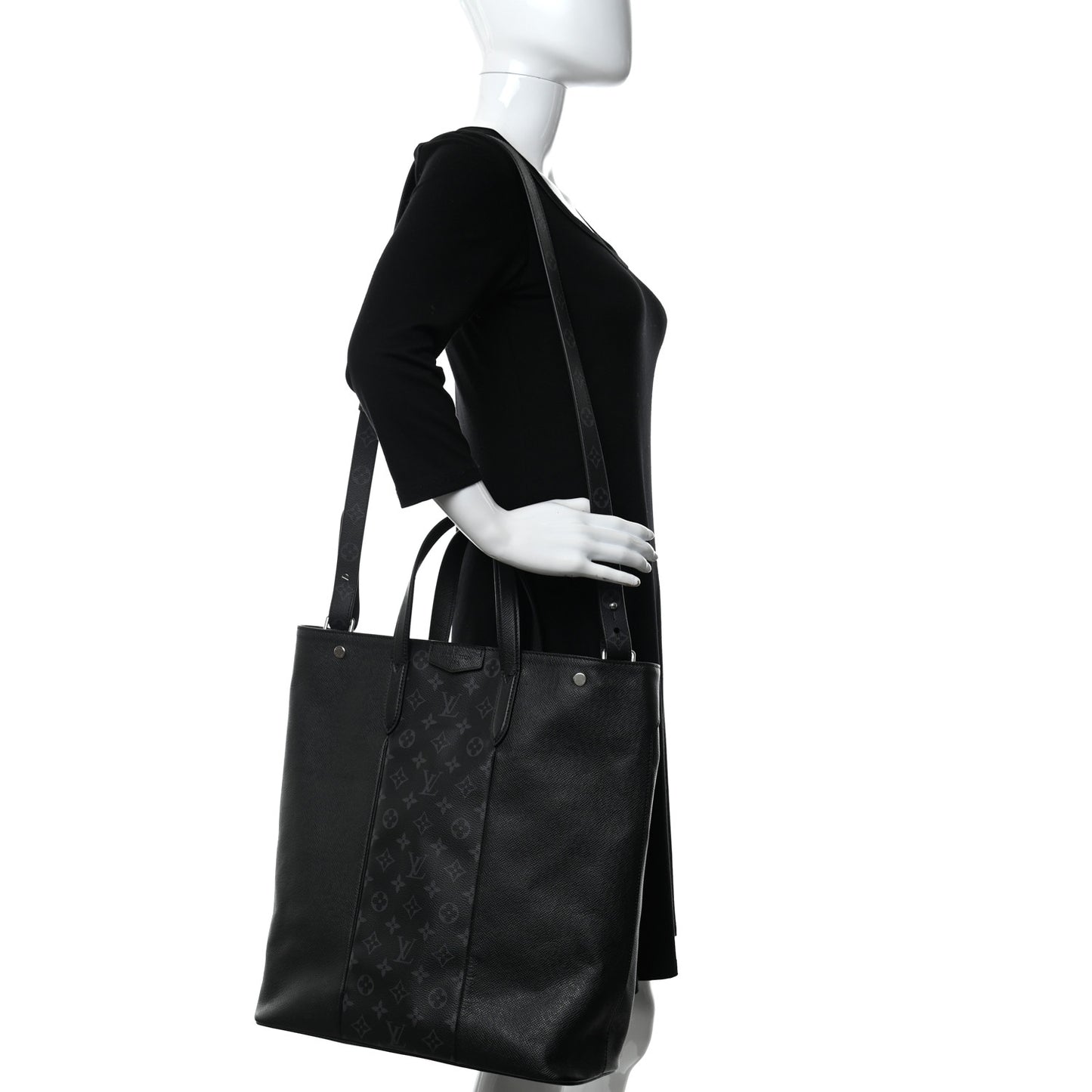 Taiga Monogram Eclipse Outdoor Tote Black