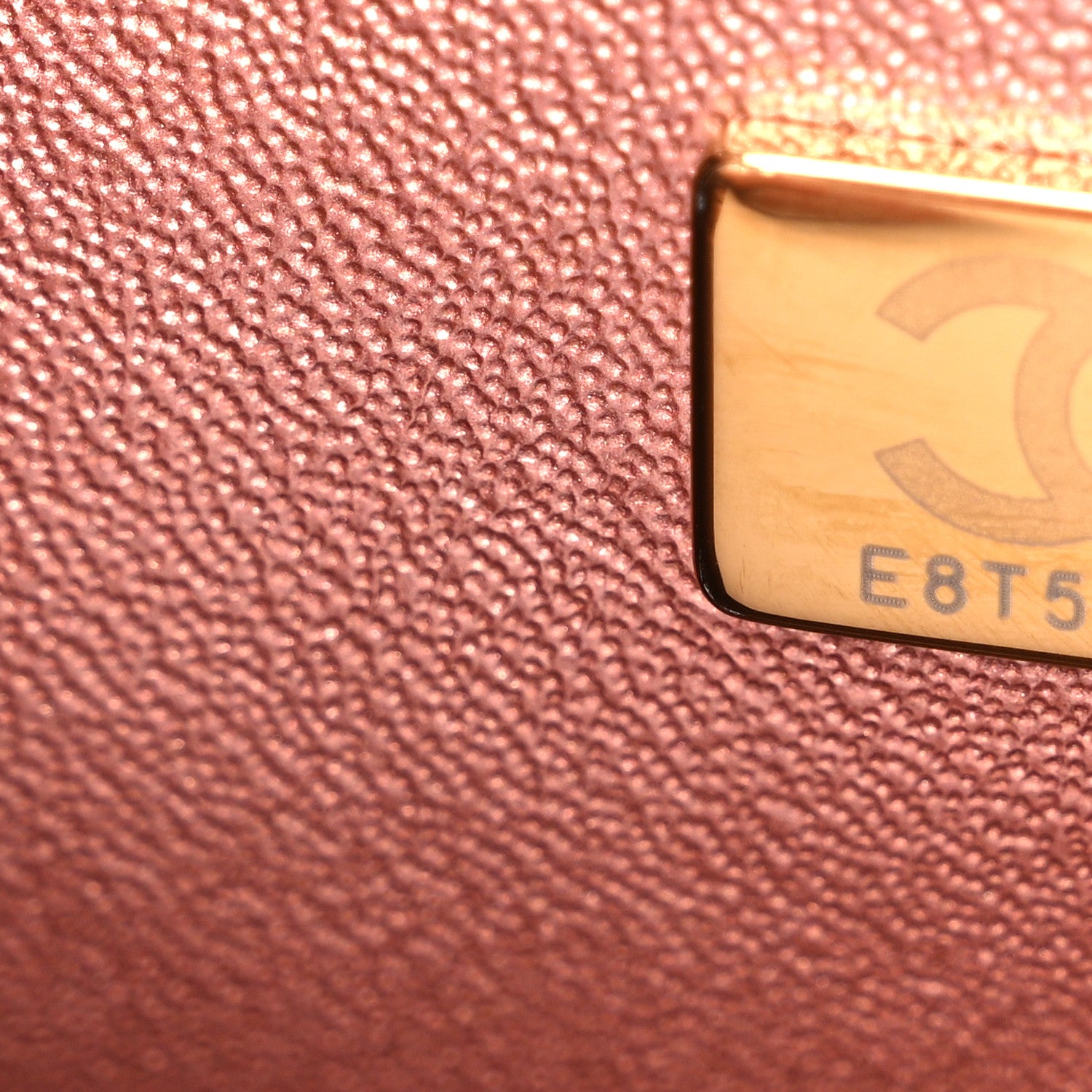 Chanel Metallic Grained Calfskin Quilted 2.55 Reissue Mini Flap Copper Pink Copper Pink 7 of 10