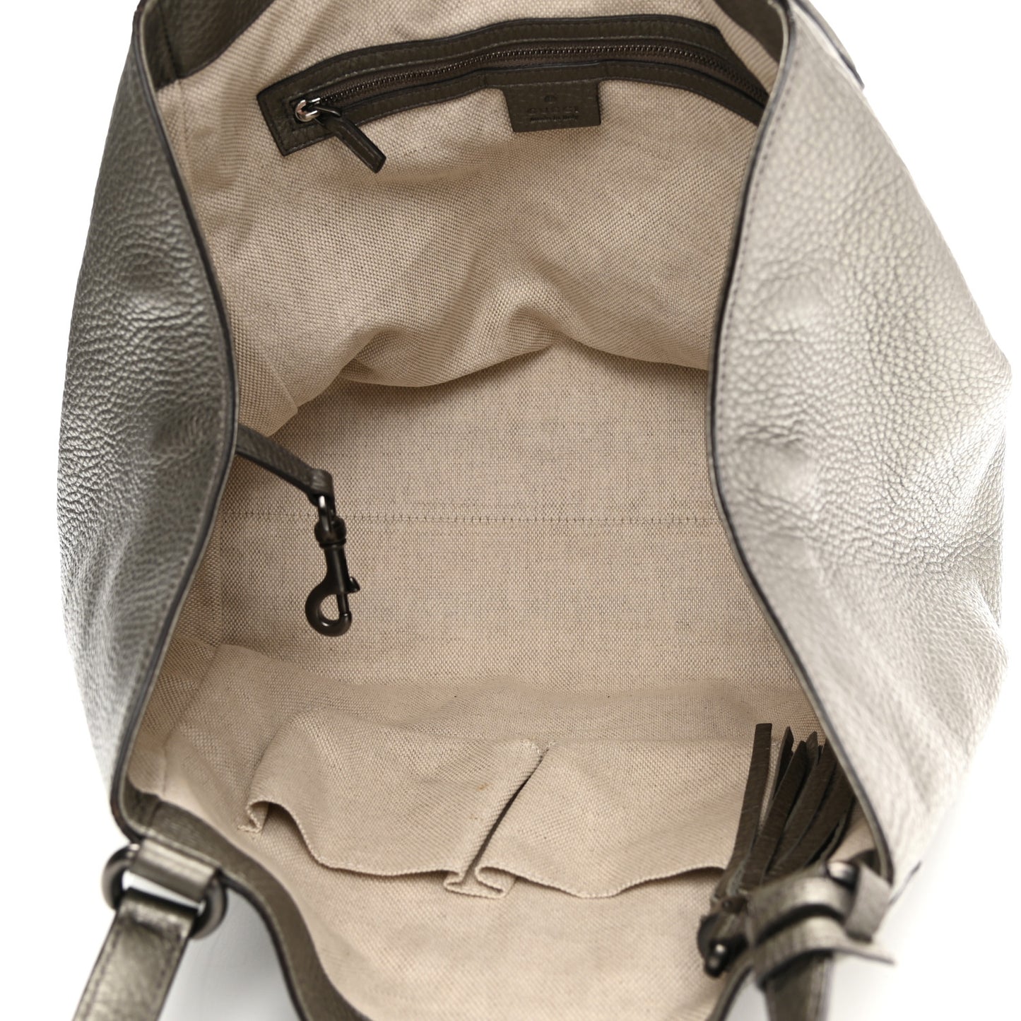 Metallic Cellarius Calfskin Medium Soho Shoulder Bag Sasso