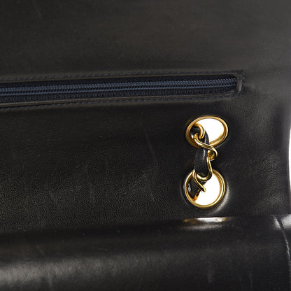 Chanel Lambskin Quilted Medium Double Flap Black 9 of 13