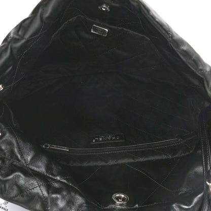 Chanel Shiny Calfskin Quilted Small Chanel 22 Black 6 of 11