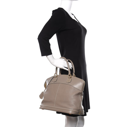 Louis Vuitton Suhali Lockit MM Greige 2 of 19
