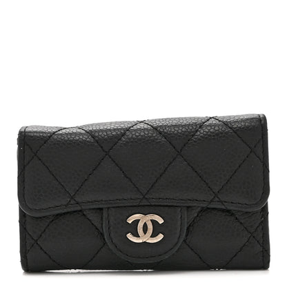 Chanel Caviar Quilted 6 Key Holder Black 1 of 11